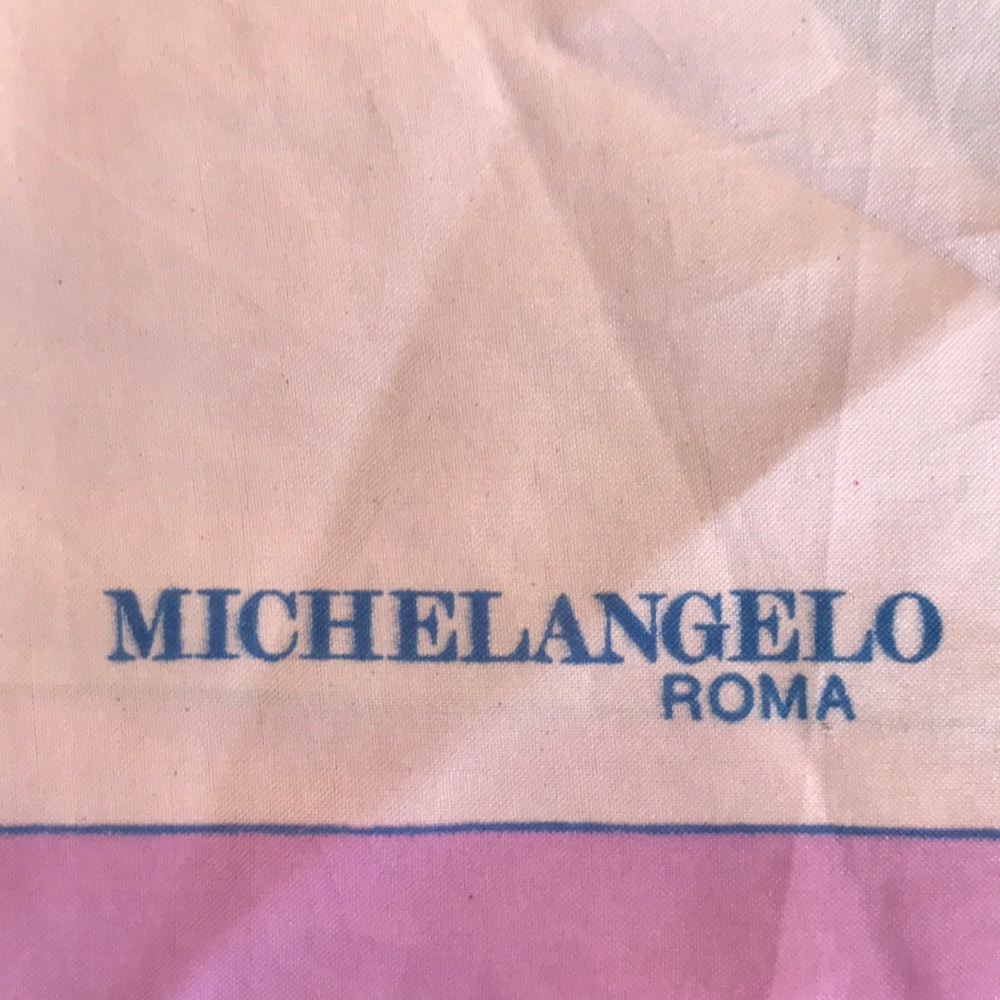 Signed Vintage Michelangelo Roma Scarf
